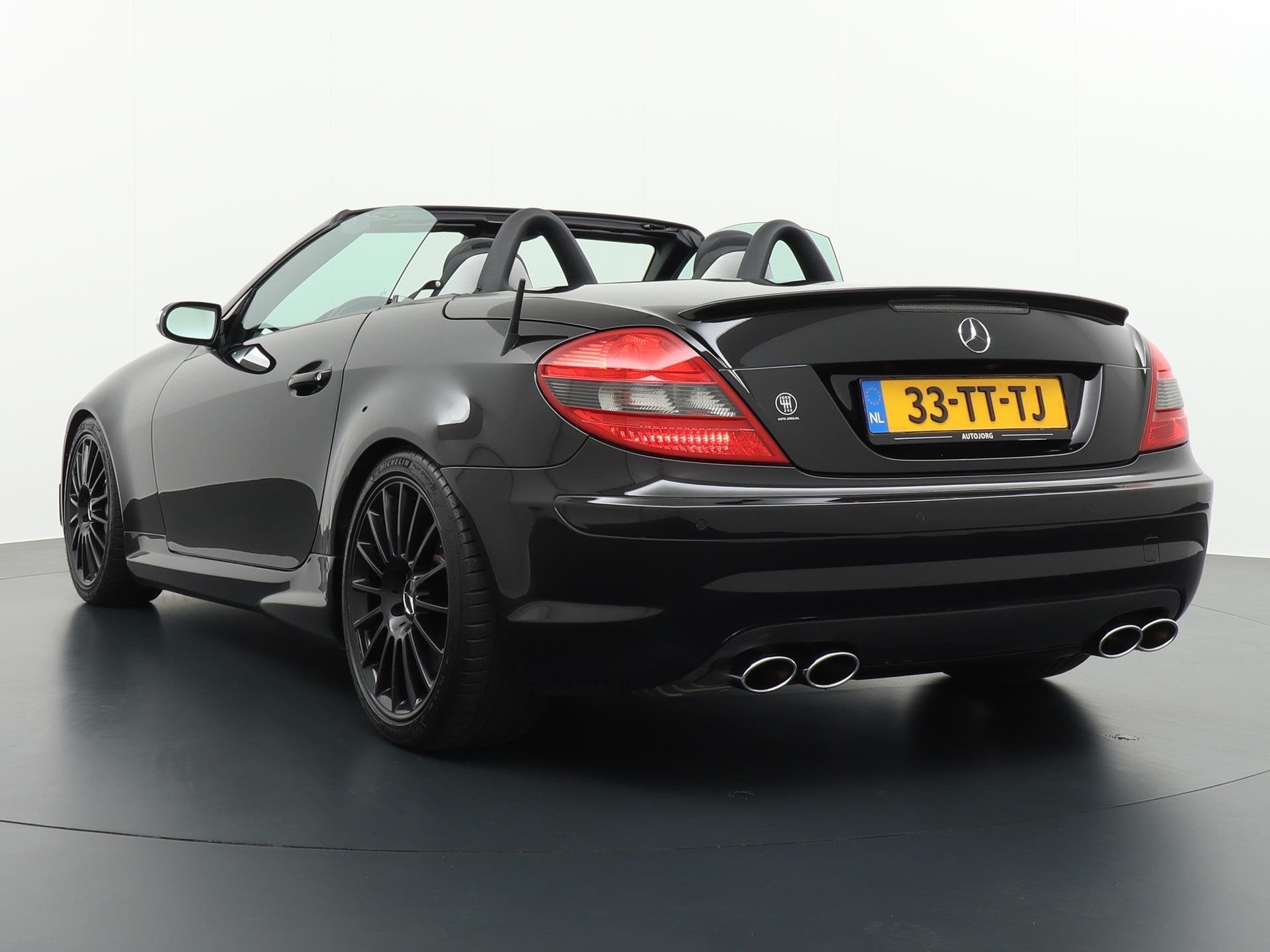 Mercedes-Benz SLK-klasse AMG 55 Mercedes-Benz SLK-klasse 55, Auto's, Automaat, Cabriolet, 360 pk, Zwart