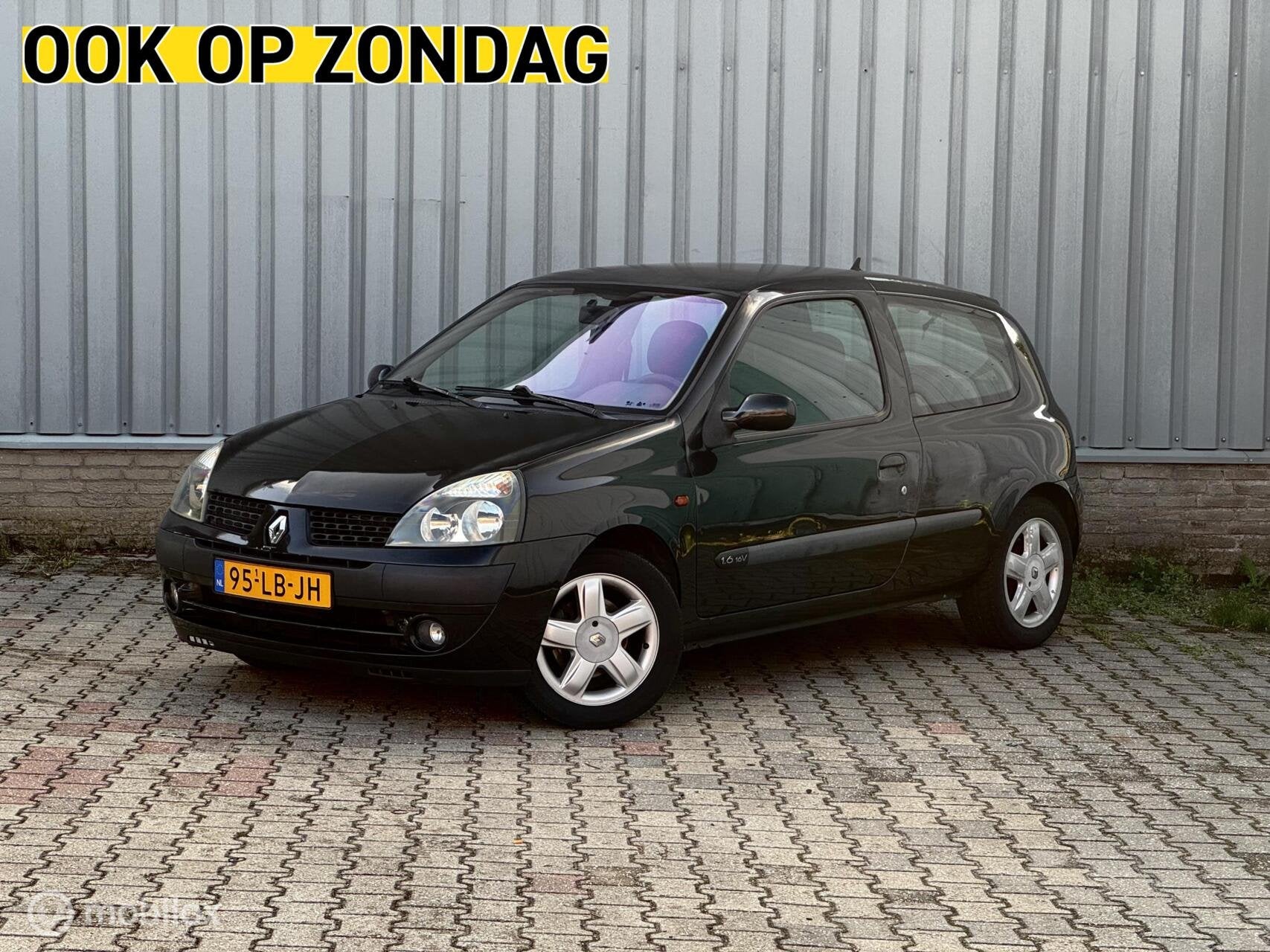 Renault Clio 1.6-16V Dynamique | Cruise | Climate | Nwe APK, Auto's, Voorwielaandrijving, 970 kg, 4 cilinders, Zwart
