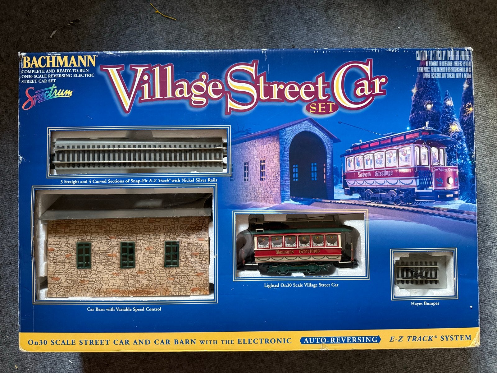 Bachmann Village Street Car Set, Hobby en Vrije tijd, Overige merken, Gelijkstroom of Wisselstroom, Ophalen of Verzenden, Gebruikt