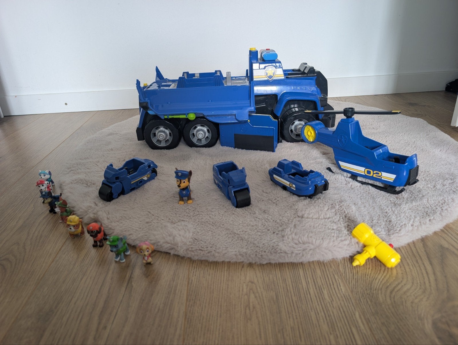 Paw Patrol Chase 5 in 1 Ultimate Police Cruiser, Kinderen en Baby's, Ophalen of Verzenden, Zo goed als nieuw