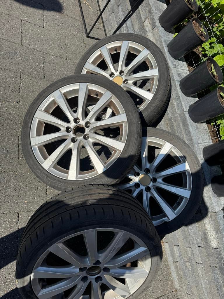 Gebruikte Banden en Velgen - 17 inch (1 kapot), Auto diversen, Ophalen, Gebruikt