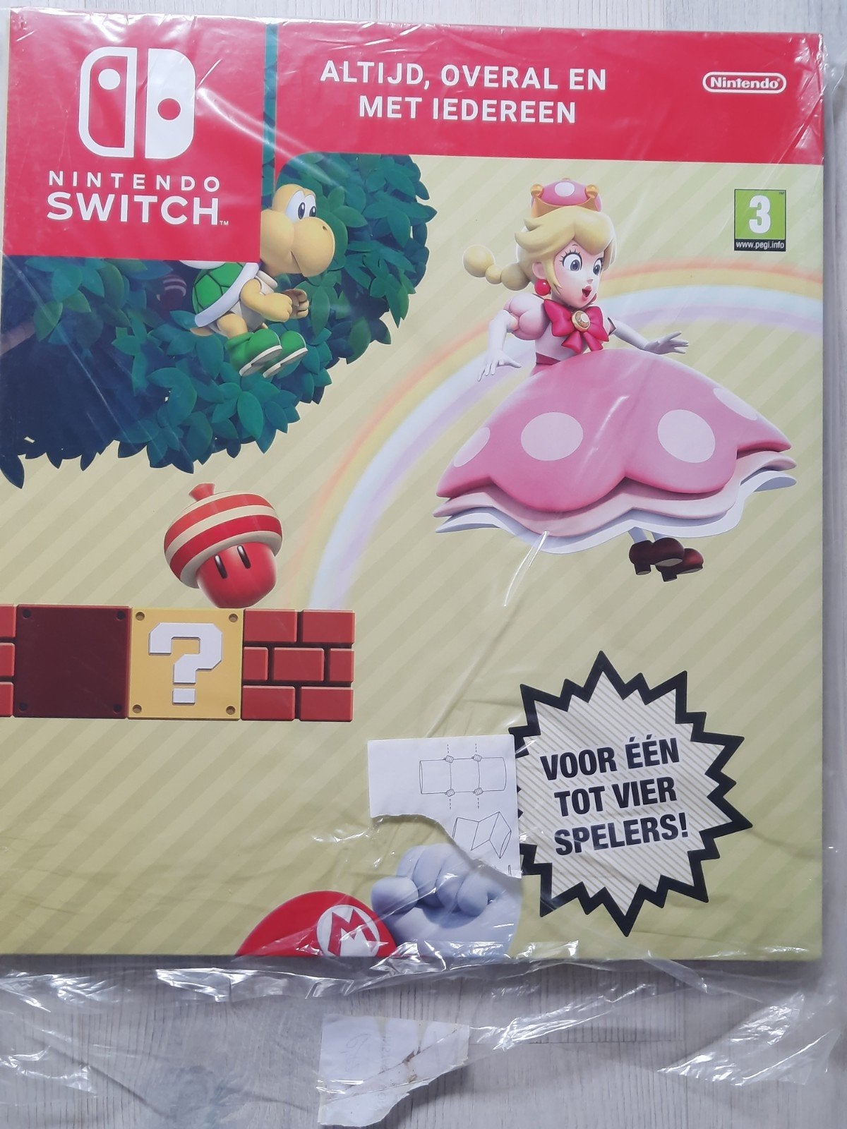 Zeldzaam Nintendo Switch Super Mario Bros. U Deluxe Display, Ophalen of Verzenden, Zo goed als nieuw