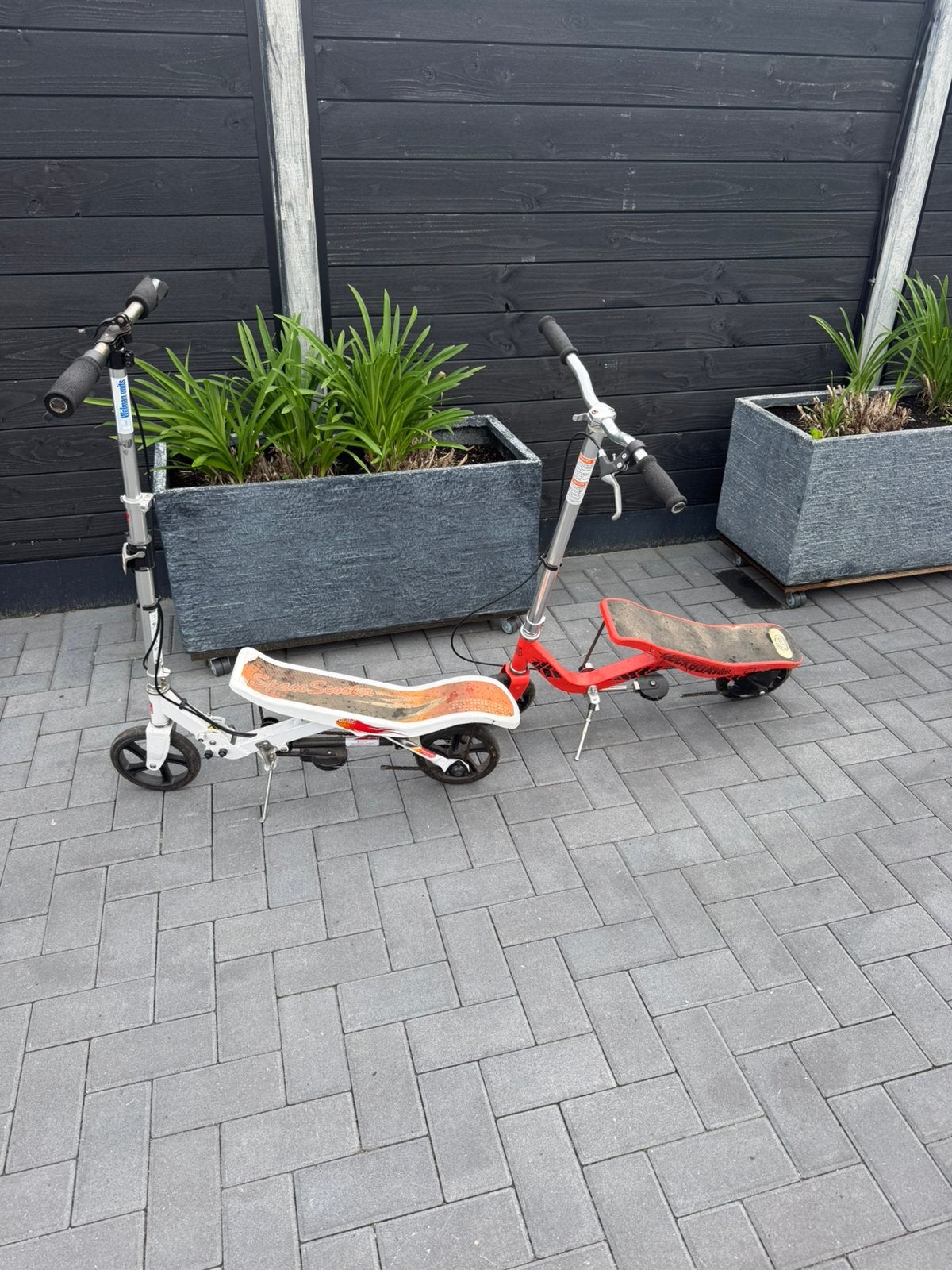 Te koop, 2 spacescooters, Fietsen en Brommers, Ophalen of Verzenden, Zo goed als nieuw, Gewone step