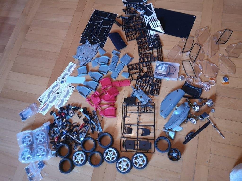 Reserveonderdelen en carrosseriedelen voor Pocher 1/8 Porsch, Ophalen of Verzenden, Zo goed als nieuw, 1:5 t/m 1:8, Auto