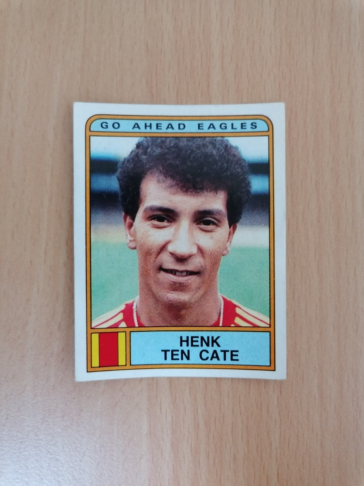 Panini Voetbal 84 #139 Henk ten Cate-Go Ahead Eagles., Ophalen of Verzenden, Zo goed als nieuw, Overige binnenlandse clubs, Poster, Plaatje of Sticker