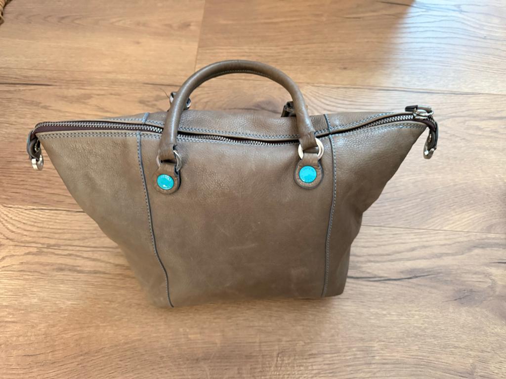 Gabs, Multifunctionele Grijze Designtas 3-in-1 Leer, Ophalen of Verzenden, Zo goed als nieuw, Grijs, Handtas