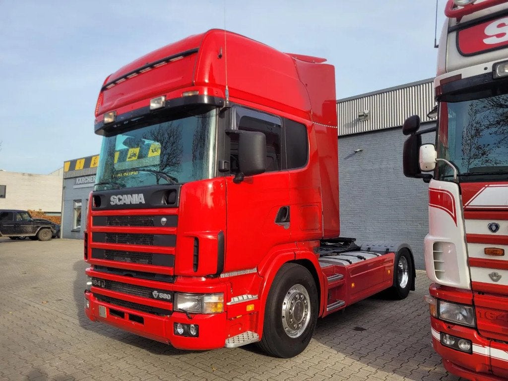 Scania R164-480 V8 LA4X2NA Topline manual retarder old tacho, Auto's, Lichtmetalen velgen, Achterwielaandrijving, Scania, Particulier
