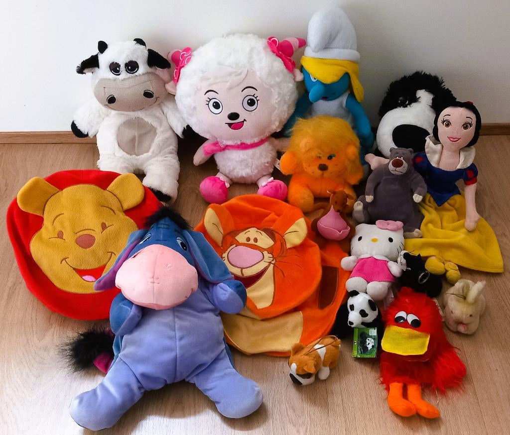 Pakket 3 - 19 Knuffels - SNEL ophaalprijs €20, Ophalen, Zo goed als nieuw, Jongen of Meisje
