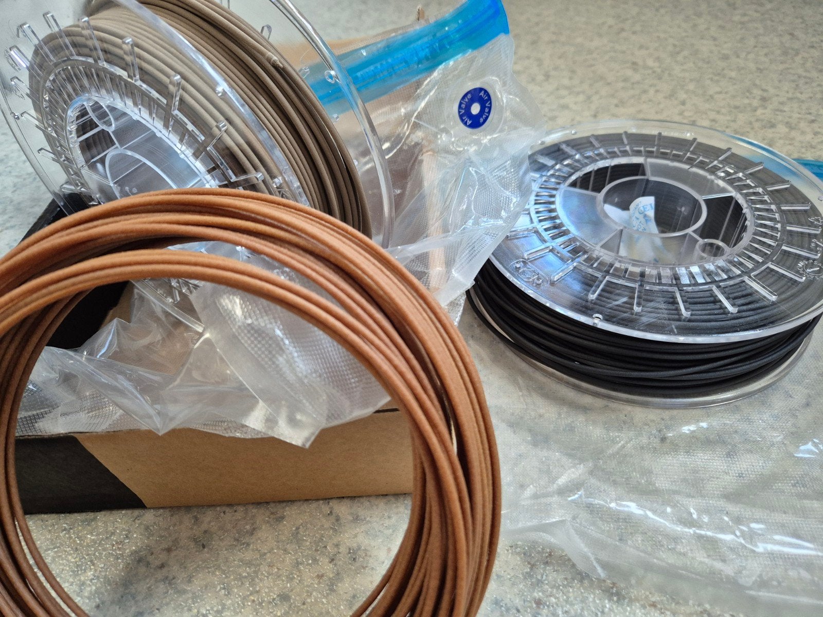 ColorFabb 3D printer filament: Hout, Carbon & Brons, Ophalen of Verzenden, Nieuw, Filament, ColorFab