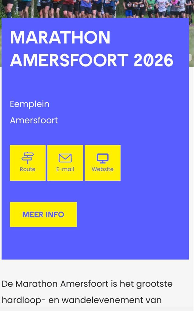 GEVRAAGD Wandeling startbewijs 31 mei Amersfoort 25km, Eén persoon