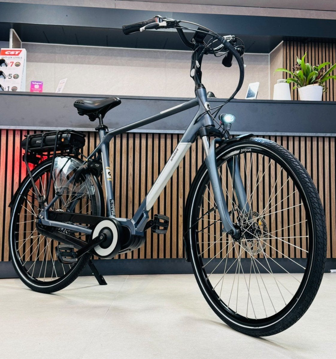 Amslood Hilston LX / Bafang Middenmotor / 900 km Heren Blauw, Gebruikt, -, -, -