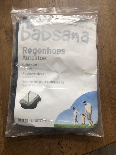 regenhoes autostoel maxicosi -  babsana, Overige methoden, Nieuw, Ophalen of Verzenden, 0 t/m 10 kg