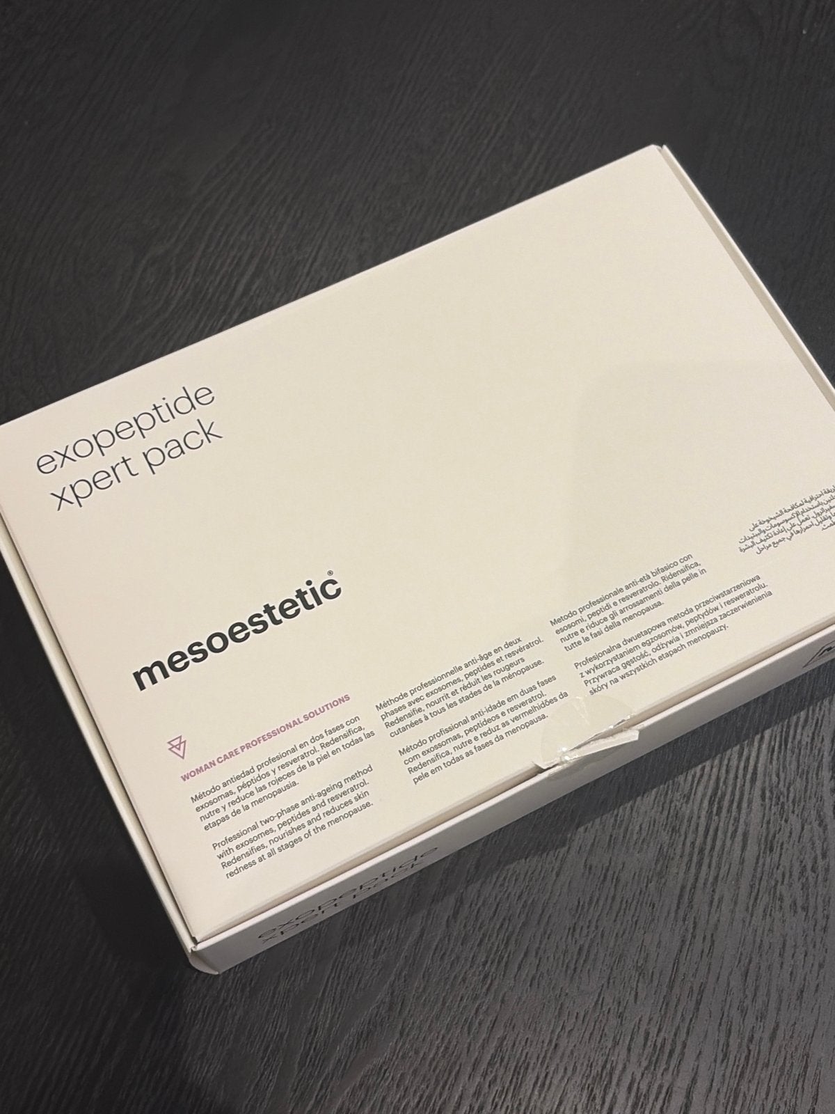 Mesoestetic Exopeptide Xpert Pack - Anti-aging kit nieuw, Ophalen of Verzenden, Nieuw, Gehele gezicht, Verzorging