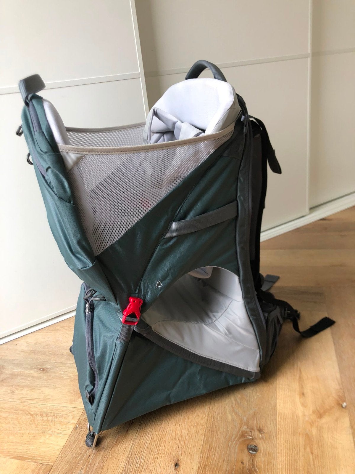 Osprey Poco LT kinderdrager - Tungsten Grey, Kinderen en Baby's, Babydragers en Draagdoeken, Zo goed als nieuw, Rug, Draagzak