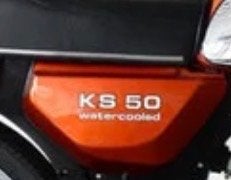 GEZOCHT: Gold lazuur zijkappen Zundapp 529/KS50 (watercooled, Ophalen, Gebruikt, Kap