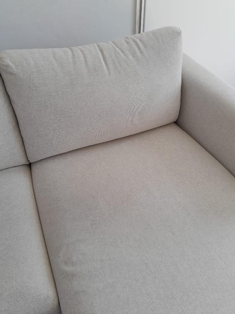 Bank beige chaise longue ikea vimle, Ophalen, Hoekbank, Driepersoons, 75 tot 100 cm