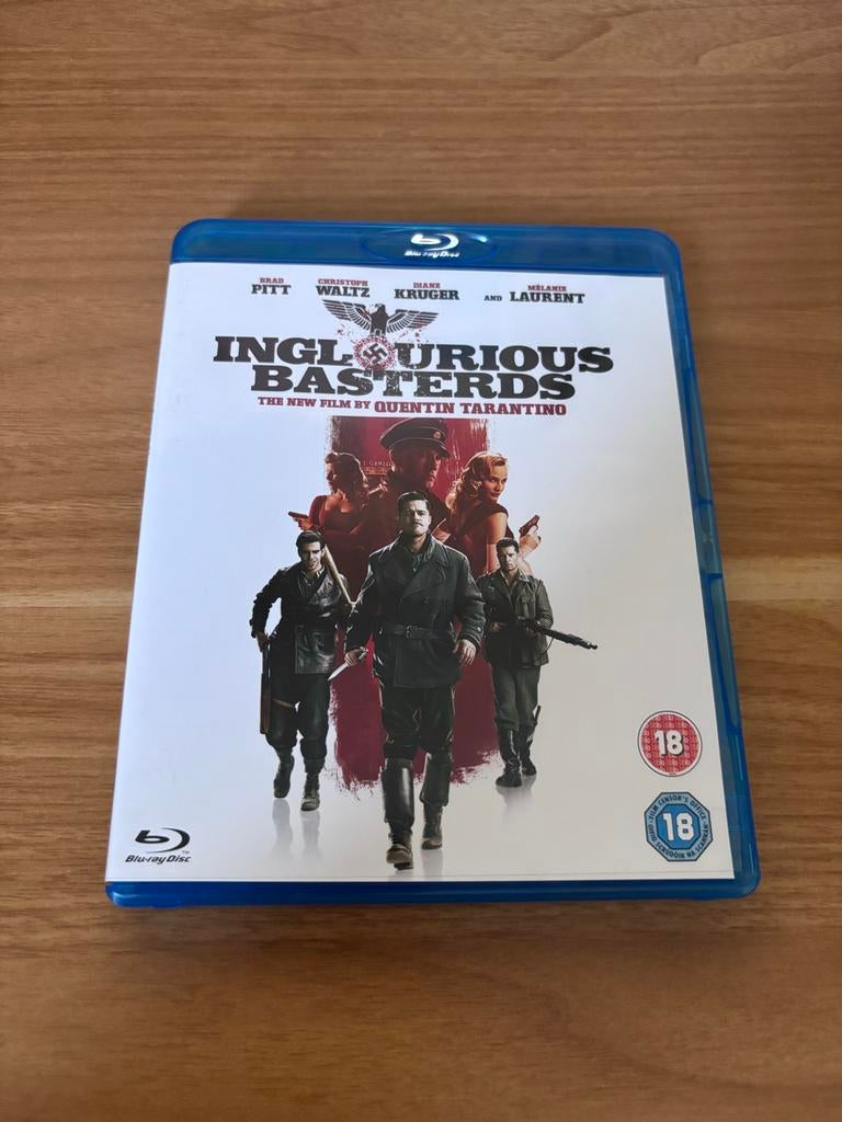Inglourious Basterds Blu-ray - Quentin Tarantino, Cd's en Dvd's, Blu-ray, Zo goed als nieuw, Actie, Ophalen of Verzenden