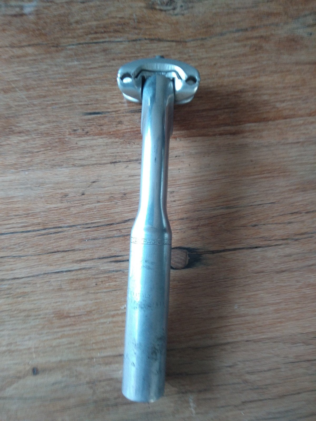 Campagnolo zadelpen earo 27mm  € 17.50, Gebruikt, Ophalen of Verzenden, Aluminium, Racefiets
