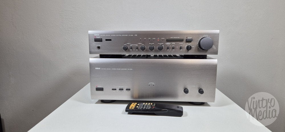 Yamaha CX-630 Voorversterker + MX-830 Eindversterker, Ophalen of Verzenden, Refurbished, Overige merken, Losse componenten