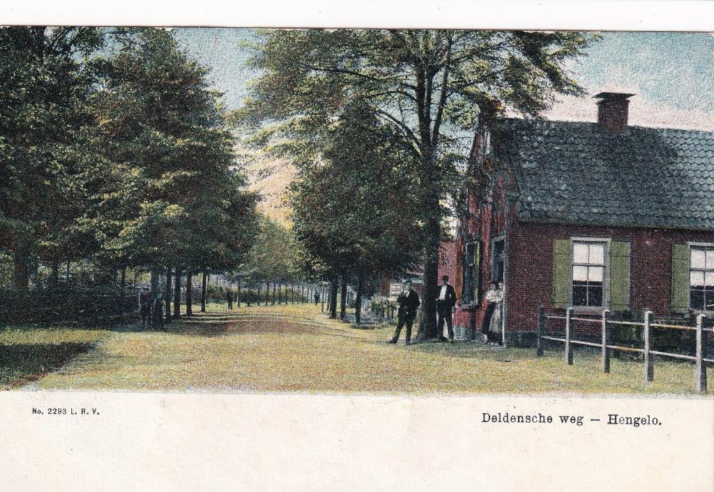 Hengelo, Delden., Verzamelen, Ansichtkaarten | Nederland, Verzenden, Voor 1920, Gelopen, Overijssel