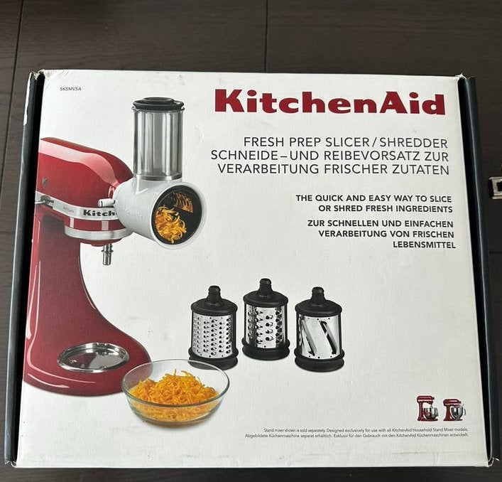 KitchenAid Fresh Prep Slicer/Shredder, Zilver, Ophalen of Verzenden, Metaal, Overige typen