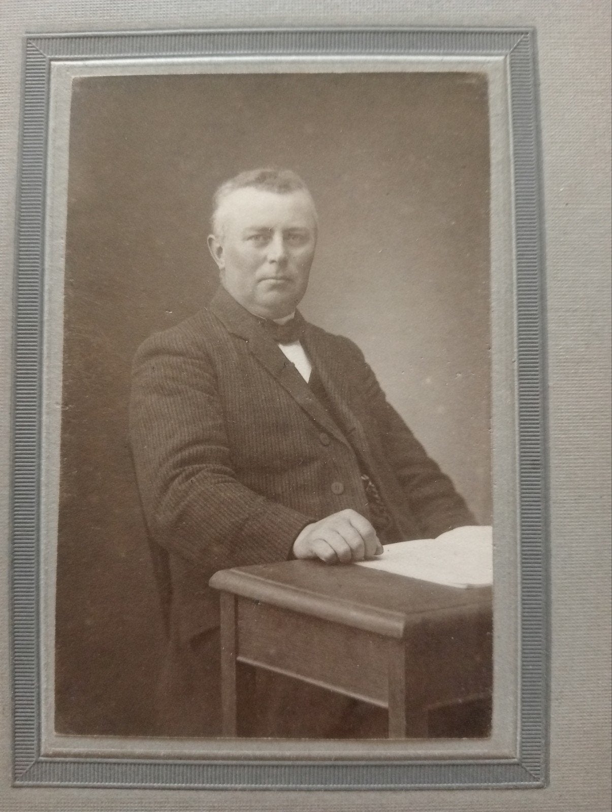 2 x kabinetkaart foto Echtpaar circa 1900, Ophalen of Verzenden