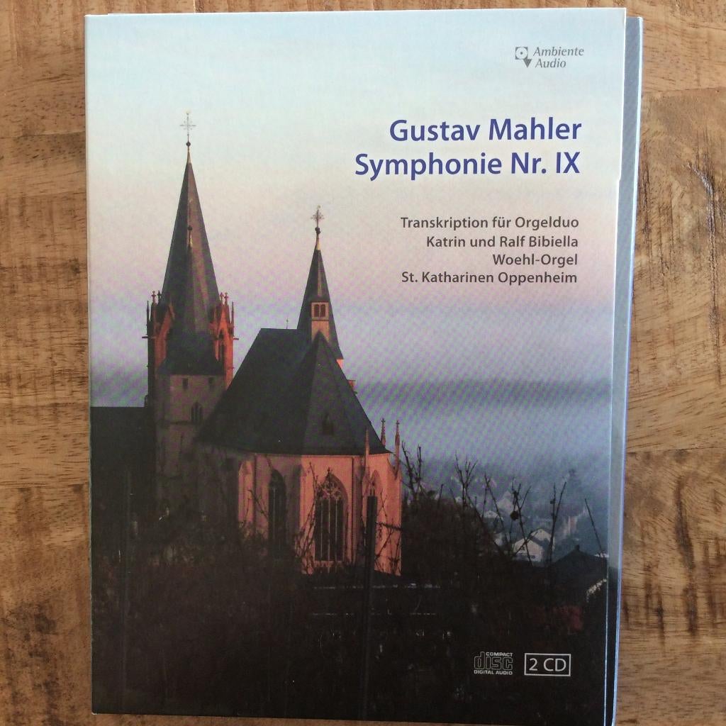 Orgel 2cd - Gustav Mahler,  Symfonie no 9 (transcr. v duo), Boxset, Overige typen, Ophalen of Verzenden, Zo goed als nieuw