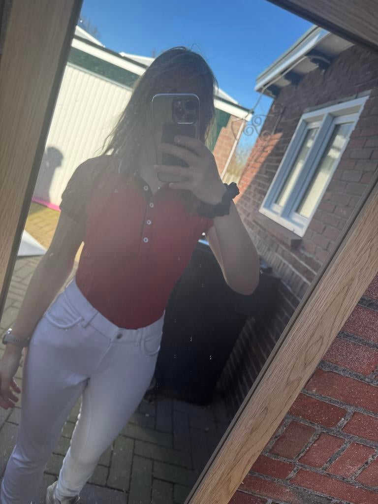 Euro-star Polo Shirt Rood Maat M, Ophalen of Verzenden, Dressuur, Bovenkleding