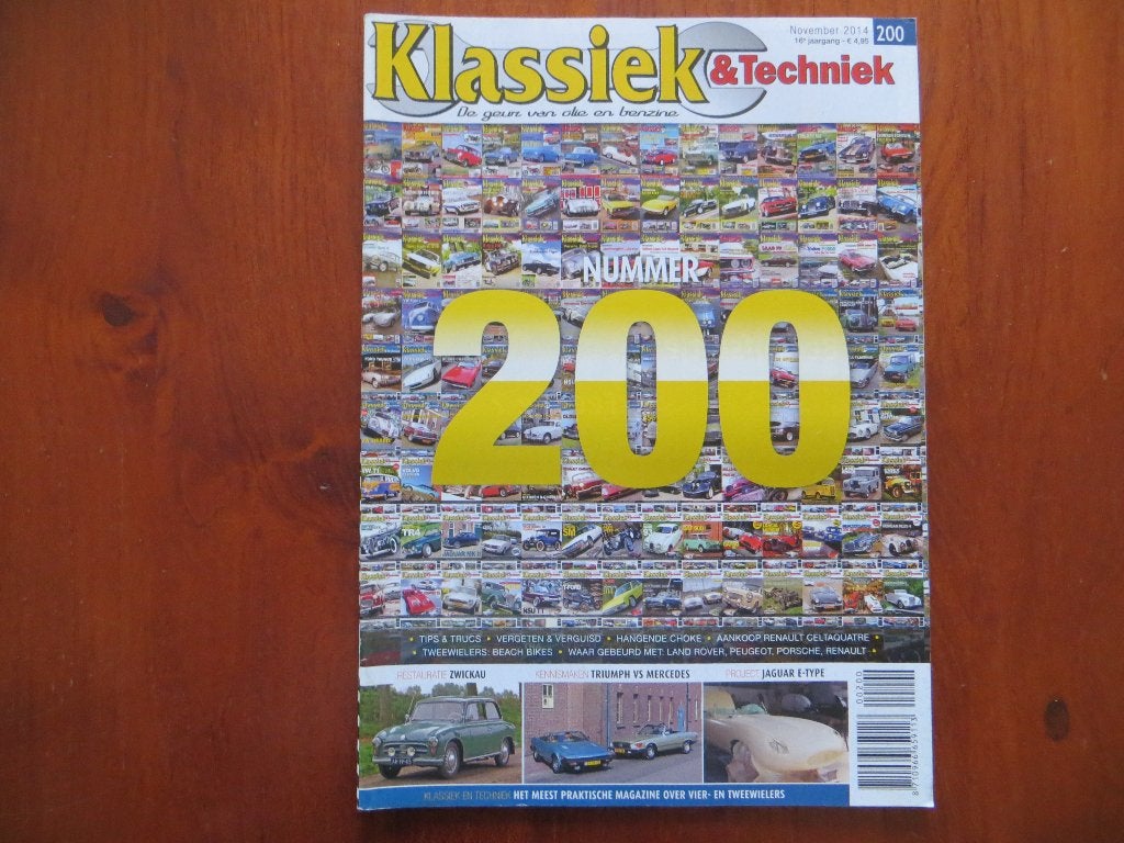 Klassiek & Techniek 200 Zwickau P70, Triumph TR8, 280 SL, Ophalen of Verzenden, Nieuw, Mercedes