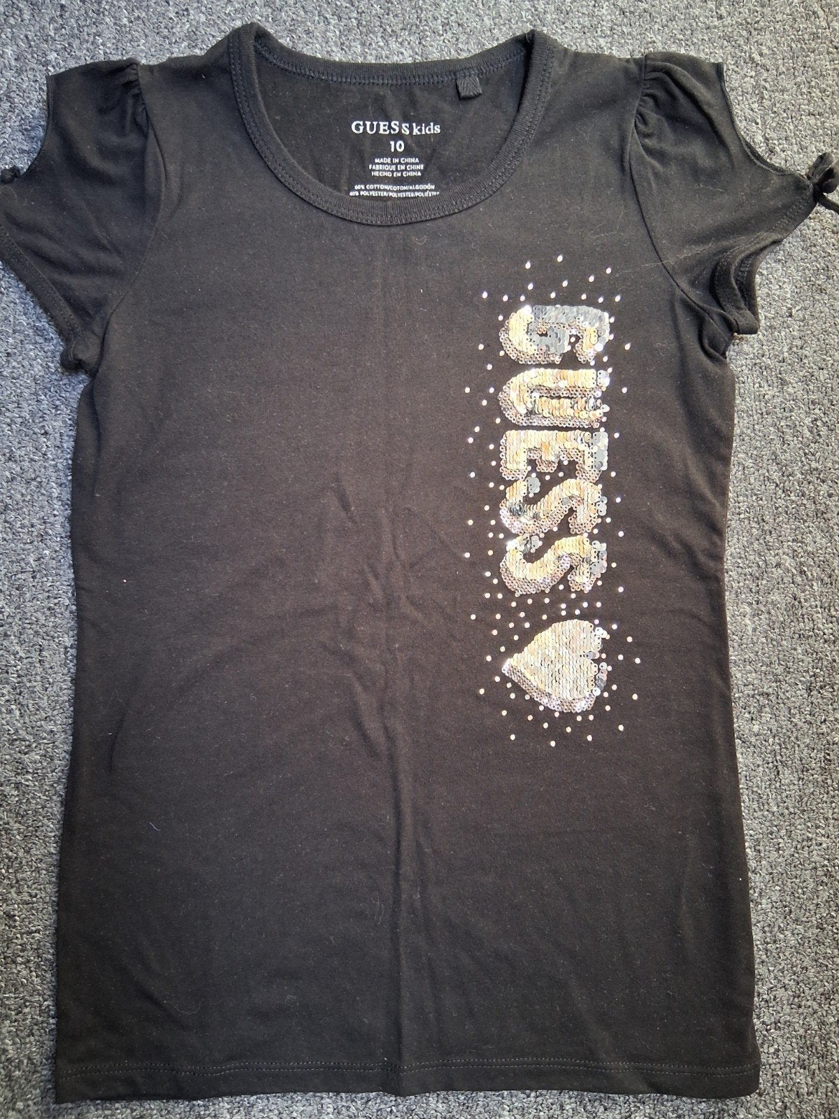 Guess tshirt zwart ongedragen, Meisje, Nieuw, Ophalen of Verzenden, Guess