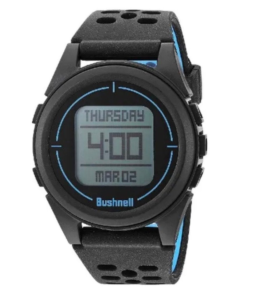 Bushnell Golf GPS Horloge Ion 2 - Zwart/Blauw, Zwart, Ophalen of Verzenden, Waterdicht, Android