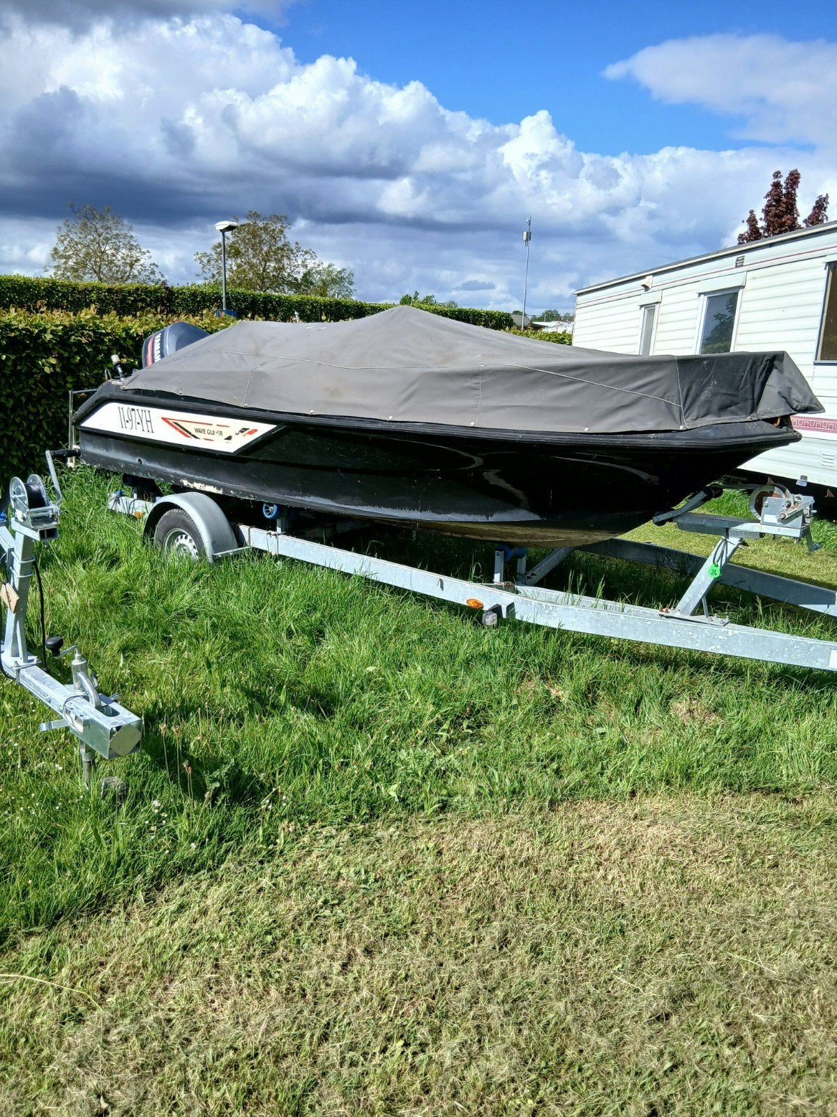 Consoleboot met 100pk yamaha, Watersport en Boten, Speedboten, Ophalen, Polyester