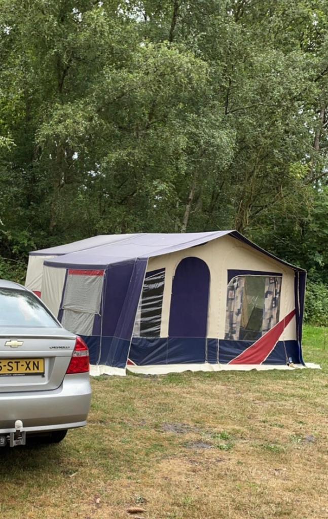 6-persoons vouwwagen., Ophalen