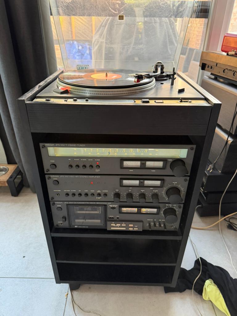Wega vintage JPS 352 stereo installatie losse componenten, Ophalen, Cassettedeck, Losse componenten, Zo goed als nieuw