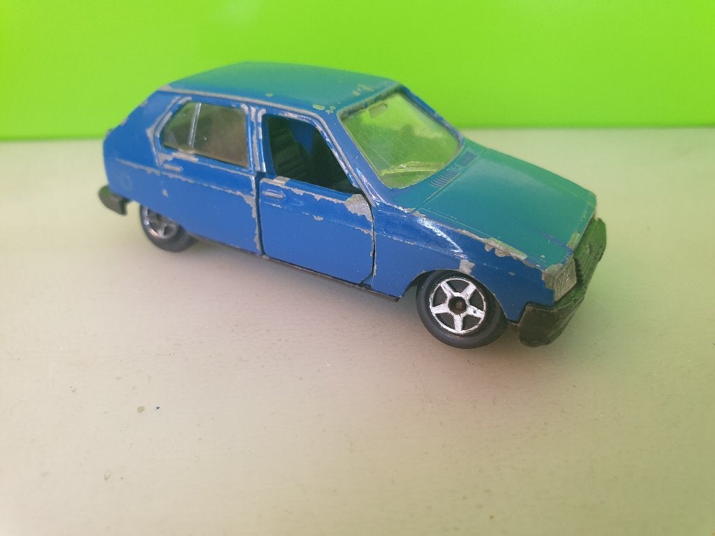 Norev - Citroën Visa [blauw] 1/43, Ophalen of Verzenden, Gebruikt, Auto, Norev