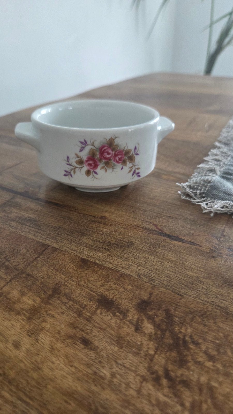 Royal Schwabap soepkommetje met rozen decor, Ophalen