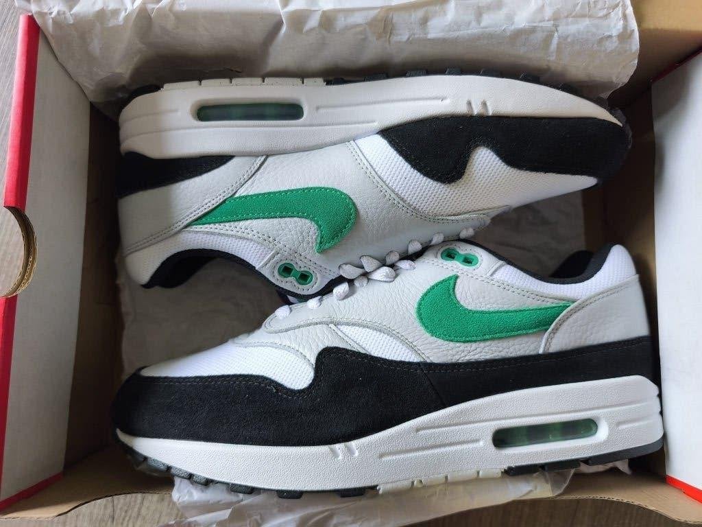 Nike Air Max 1 Green Chili maat 43 / 45.5 mismatch, Overige kleuren, Verzenden, Nike, Nieuw