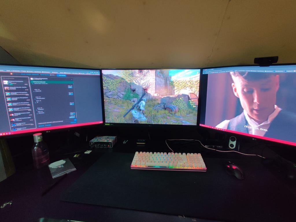 Drie 27 inch 1440p 165hz gaming monitoren, Computers en Software, Monitoren, Gaming, IPS, Ophalen of Verzenden, Zo goed als nieuw