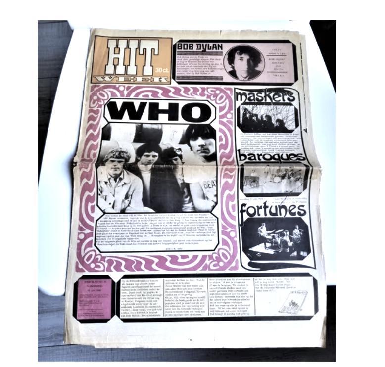 hitweek nr.39 uit 1966, Boeken, Ophalen of Verzenden, Gelezen, Muziek, Film of Tv