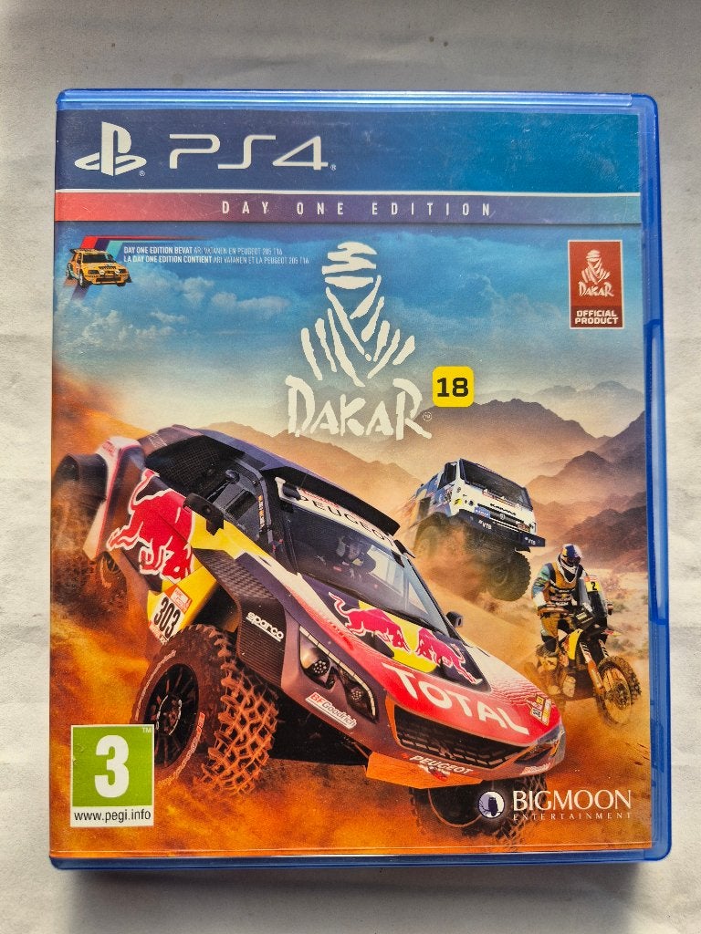 DAKAR 18 day one edition, Gebruikt, 1 speler, Racen en Vliegen, Ophalen of Verzenden