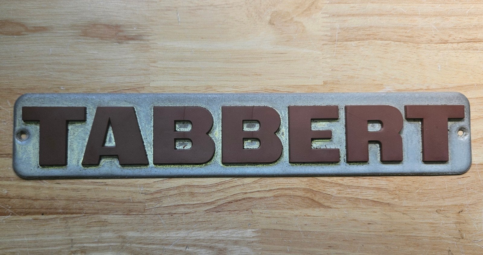 Tabbert embleem, Ophalen, Gebruikt