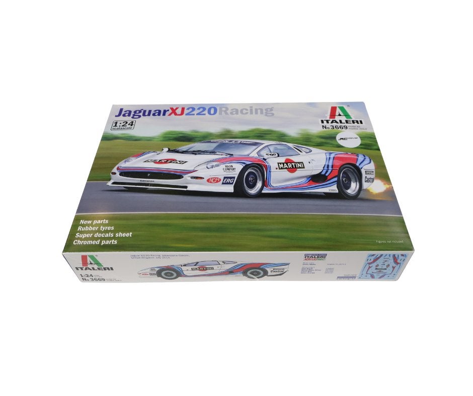 Italeri Jaguar XJ 220 Race Car 1/24 ITA-3669, Hobby en Vrije tijd, Modelbouw | Auto's en Voertuigen, Groter dan 1:32, Nieuw, Ophalen of Verzenden