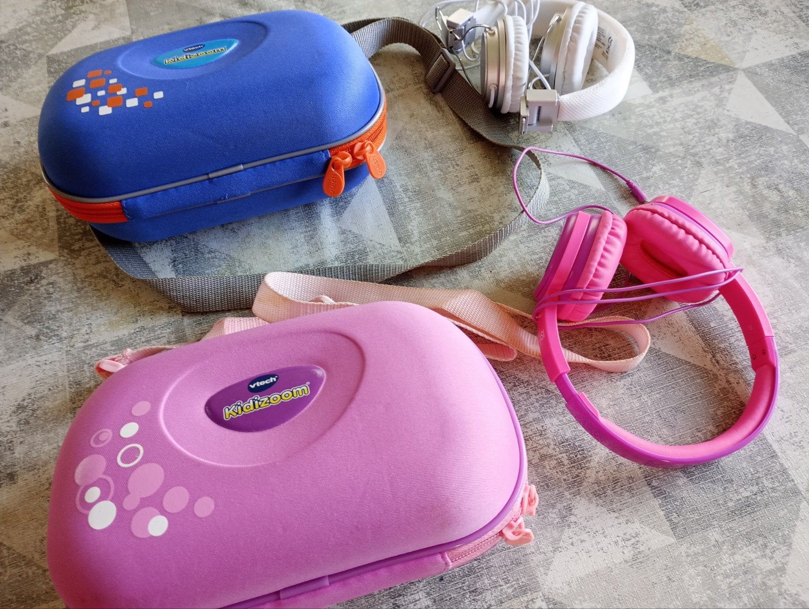 2 Kiddizoom duo camera s van Vtech met draagtasjes, Kinderen en Baby's, Ophalen of Verzenden, Zo goed als nieuw, 4 tot 6 jaar