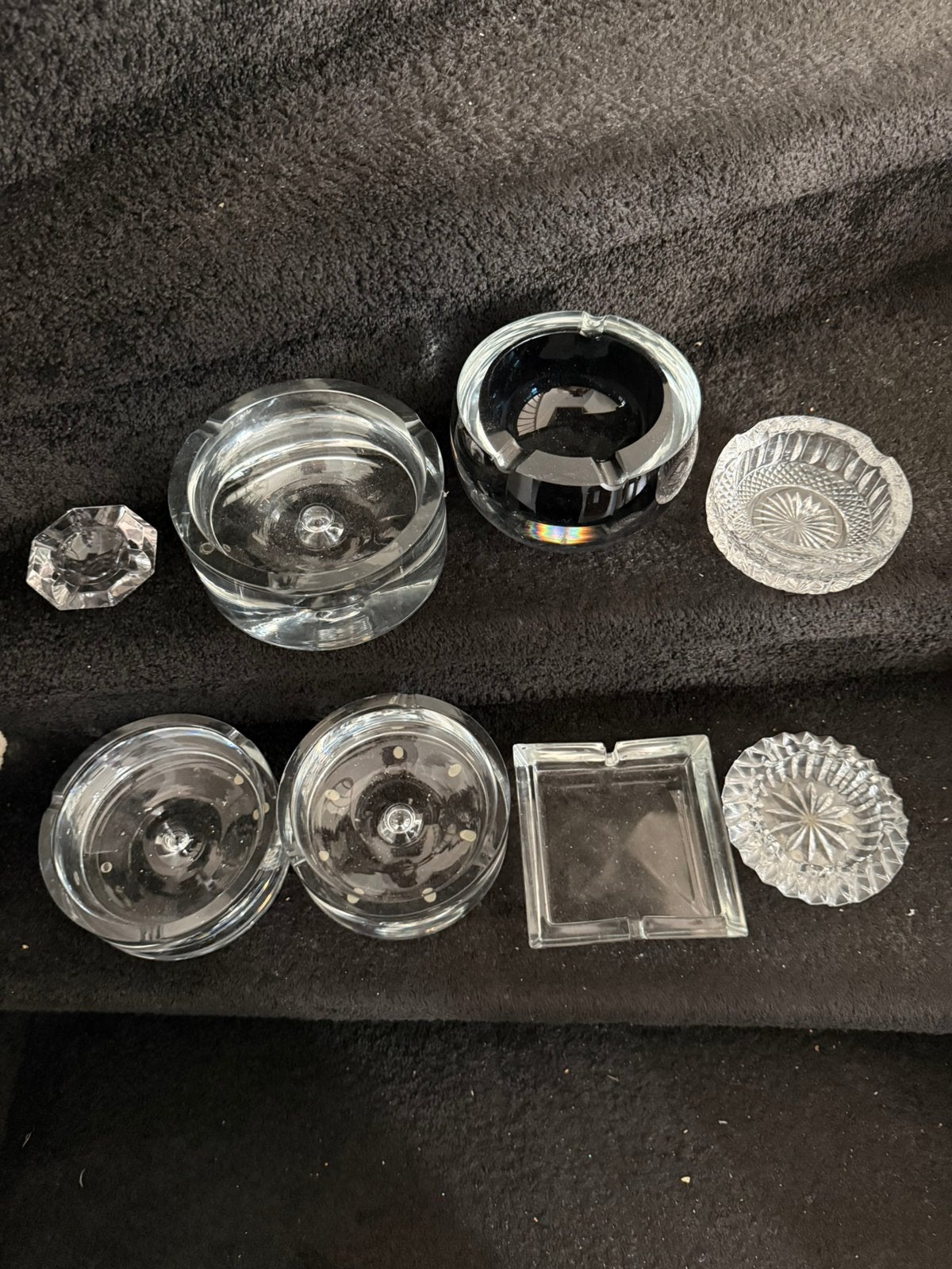 Diverse collectie glazen asbakken, Ophalen of Verzenden