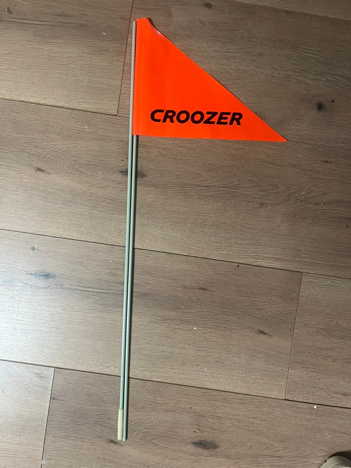 Croozer fietskar vlag, Ophalen of Verzenden, Zo goed als nieuw