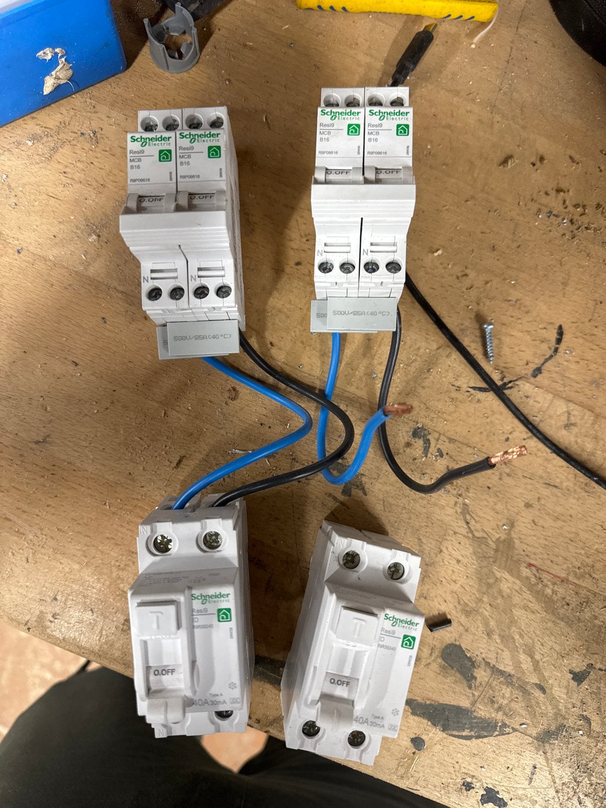 Schneider kookgroep met aardlek - Nieuw en ongebruikt!, Doe-het-zelf en Verbouw, Ophalen of Verzenden, Nieuw, Schneider Electric