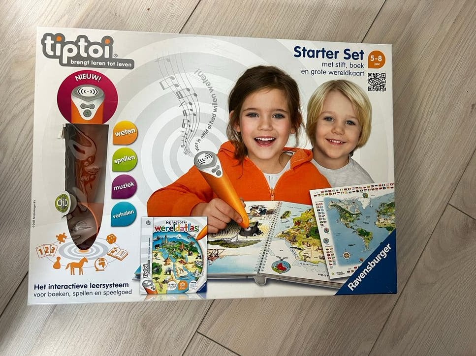 Ravensburger tiptoi Starter Set met Stift en Wereldatlas, Kinderen en Baby's, Ophalen of Verzenden, Zo goed als nieuw, Taal en Lezen