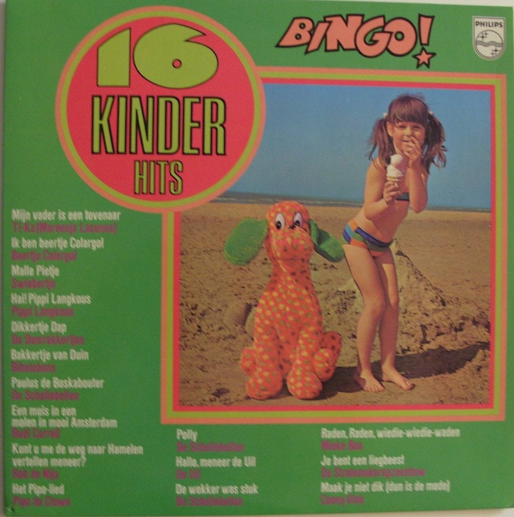 Vinylelpee Bingo! 16 kinderhits (in zeer goede staat), LP, Ophalen of Verzenden, Zo goed als nieuw, Muziek