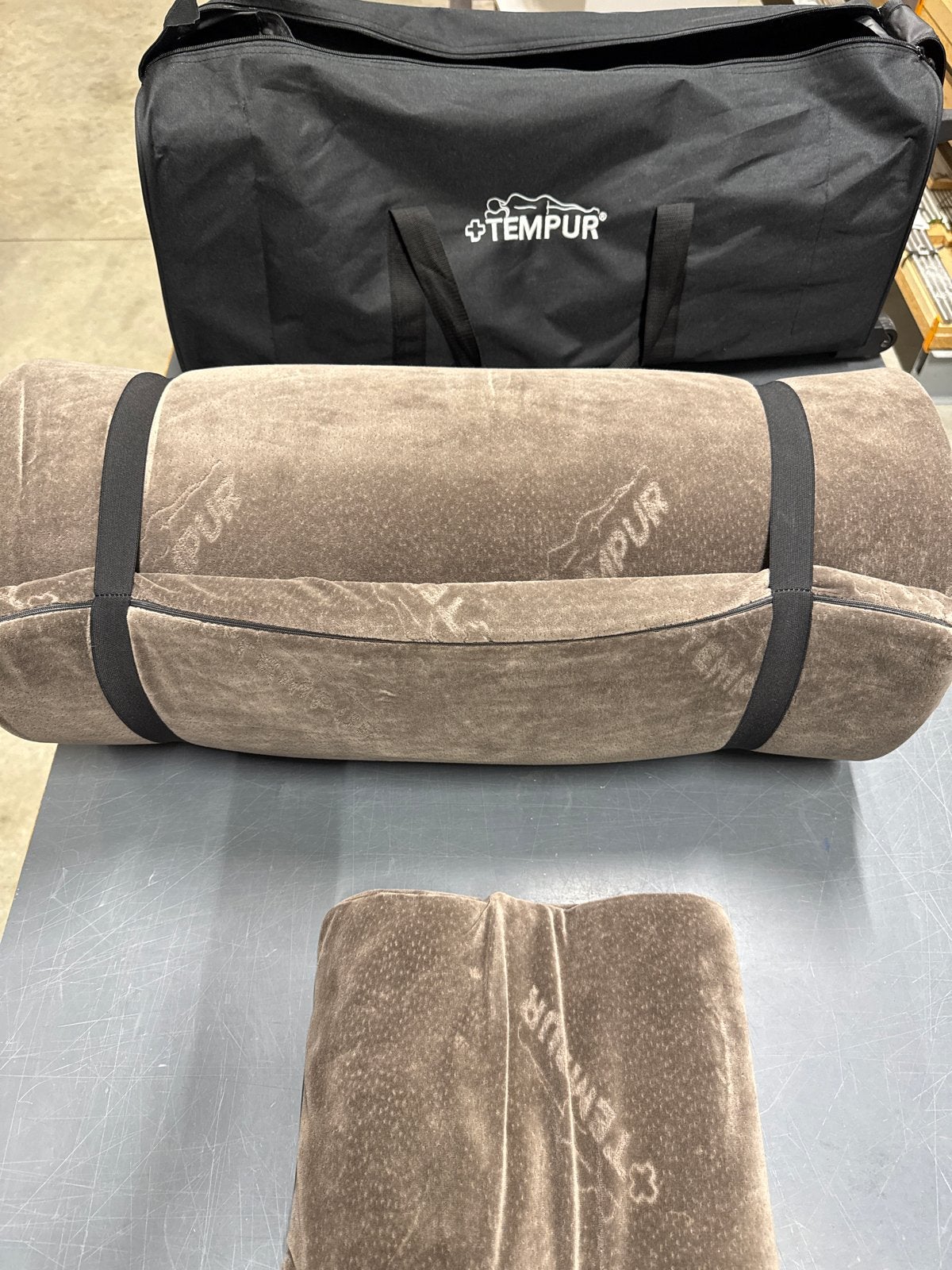 2x TEMPUR Matras Topper 70x200 cm incl kussen met draagtas, Ophalen, Zo goed als nieuw, Matras, 200 cm