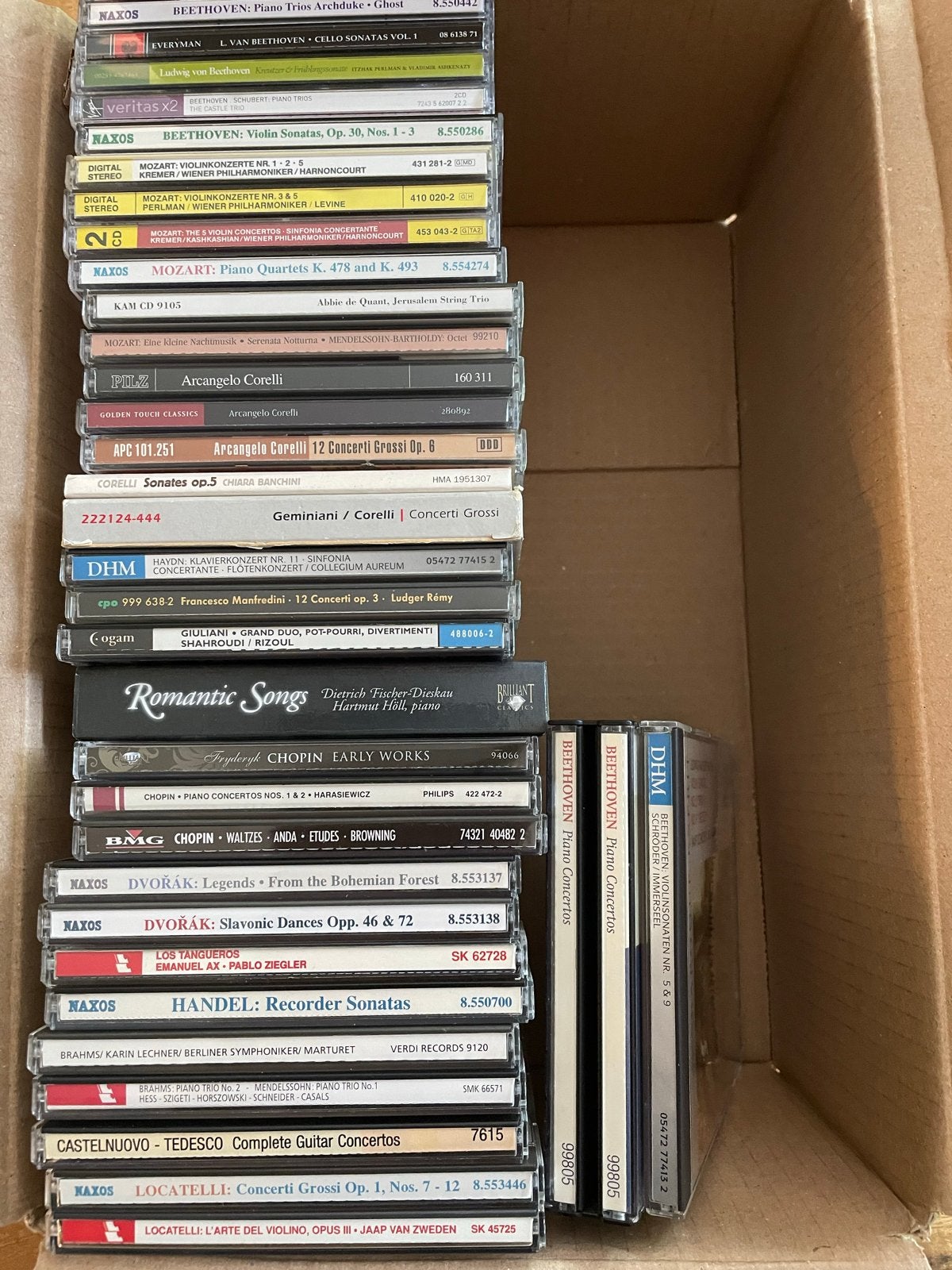 Grote collectie klassieke top CD's - circa 40 stuks, Cd's en Dvd's, Ophalen, Kamermuziek, Gebruikt, Inclusief doosje